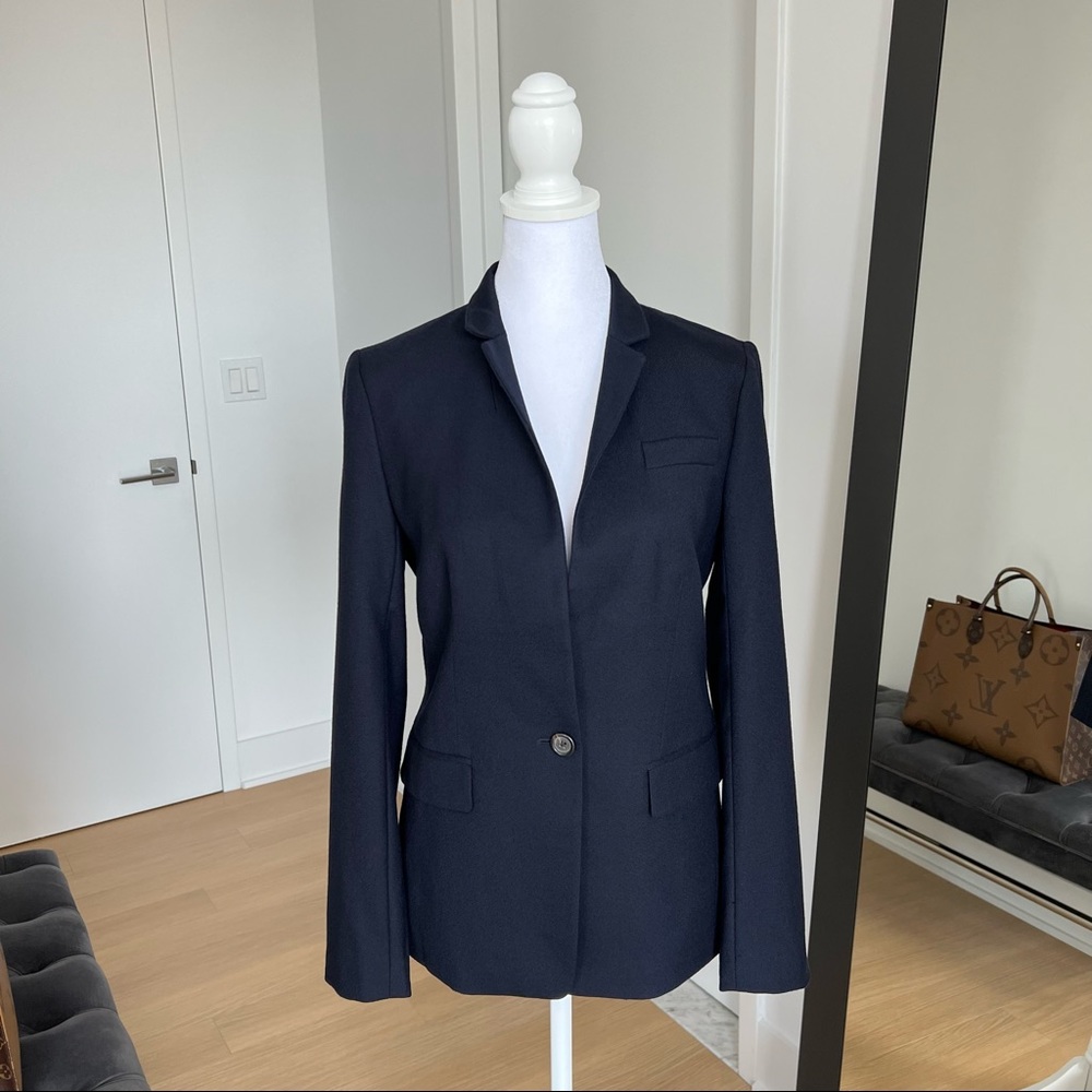 J. Crew Regent Blazer Jacket Navy Blue Size 2